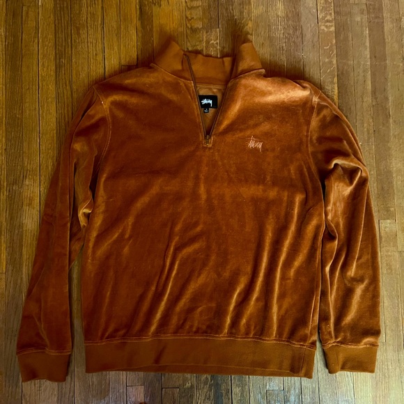 Stussy Other - Stussy cashmere half zip brown stunning quality